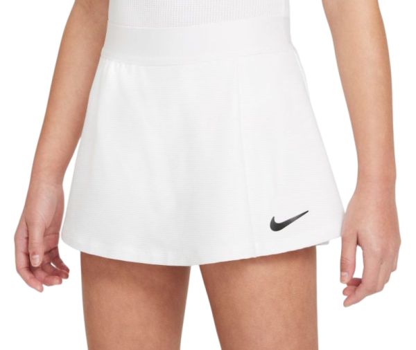 Dívčí sukně Nike Court Dri-Fit Victory Flouncy Skirt G - white/black