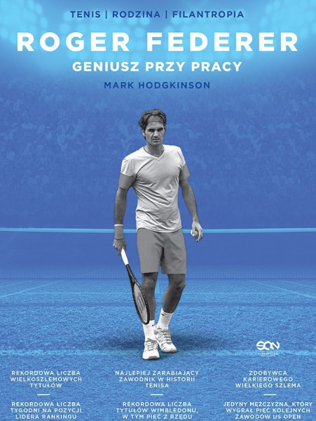 Książka Roger Federer. Geniusz przy pracy. (Przecena)