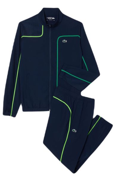 Tuta da tennis da uomo Lacoste Colorblock Tennis - Blu