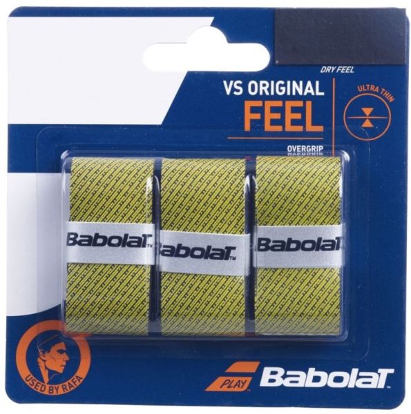 Grips de tennis Babolat VS Grip Original (3P) - black/yellow