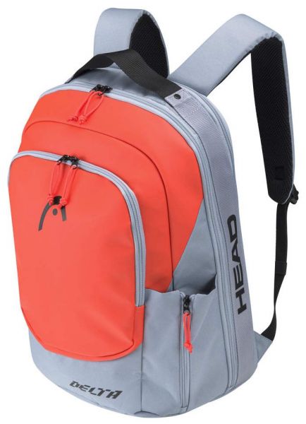 Tenisz hátizsák Head Delta Backpack - grey/orange