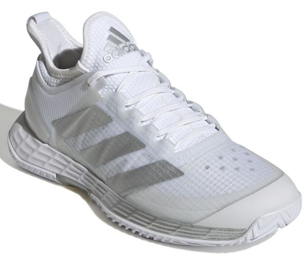 Damen-Tennisschuhe Adidas Adizero Ubersonic 4 W - cloud wihite/silver metalic/grey two