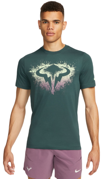 T-shirt pour hommes Nike Dri-Fit Rafa Tennis T-Shirt - deep jungle