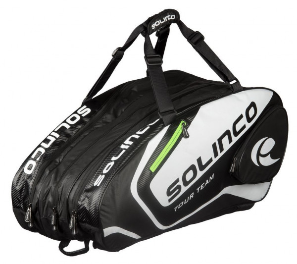 Тенис чанта Solinco Racquet Bag 15 - black/green