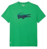 Męski t-shirt Lacoste Tennis x Daniil Medvedev - Zielony