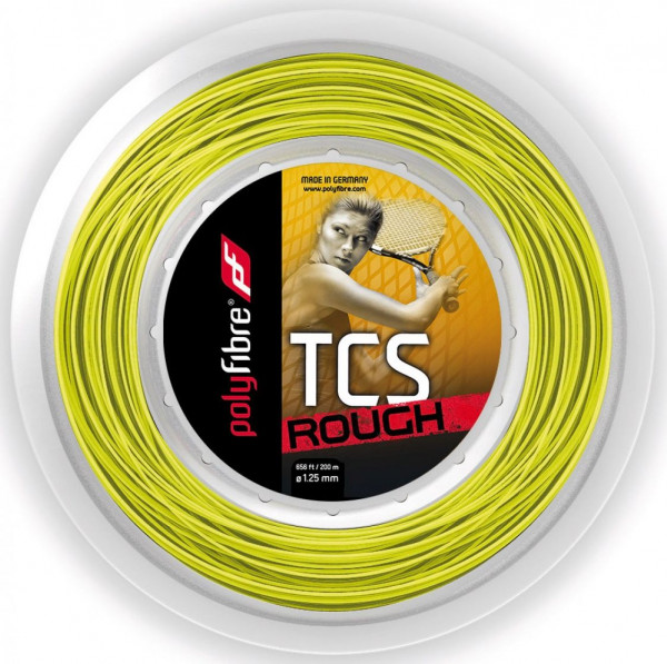 Tennisekeeled Polyfibre TCS Rough (200 m) - yellow