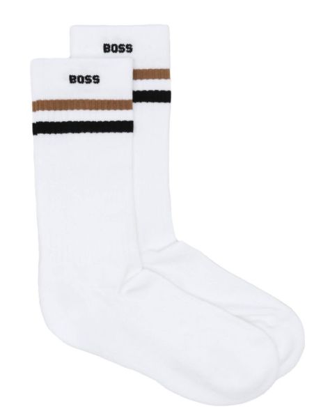 Ponožky BOSS x Matteo Berrettini RS Rib Iconic CC 1P - white