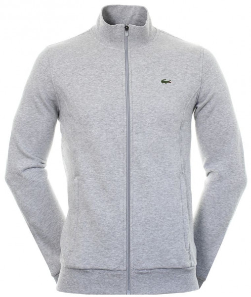 grey lacoste sweatshirt