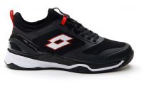 Zapatillas de tenis para hombre Lotto Mirage 200 Speed - all black/all white/flame red