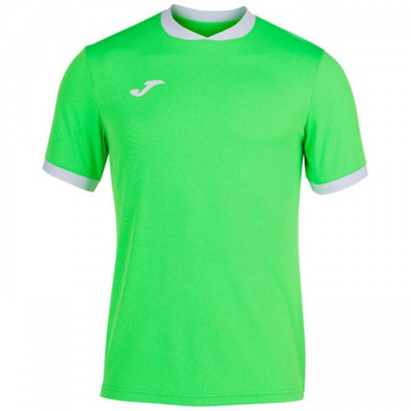 Herren Tennis-T-Shirt Joma Open III Short Sleeve T-Shirt M - fluor green