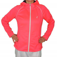 Sweat de tennis pour femmes Australian Jacket in Double with Printed - psycho red