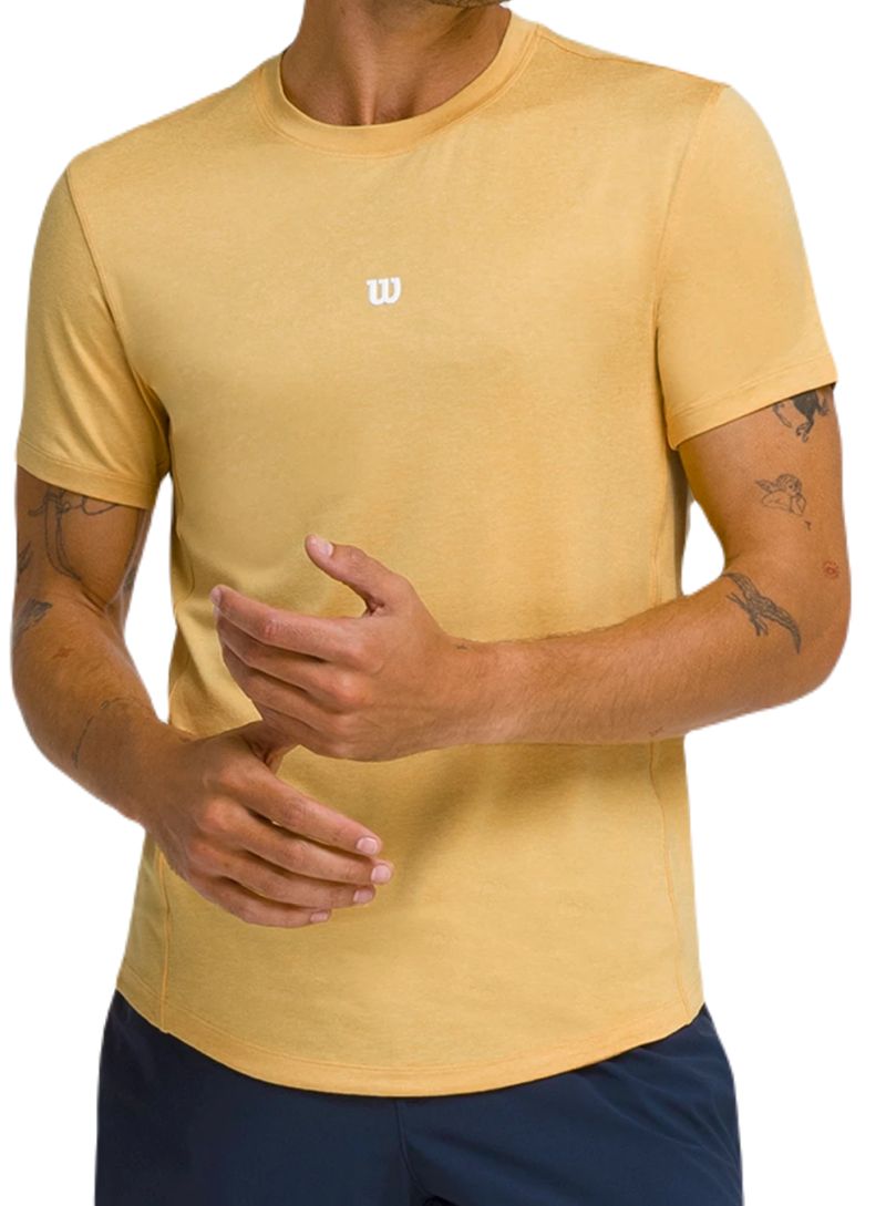 Men's T-shirt Wilson Everyday Performance - Yellow | Tennis