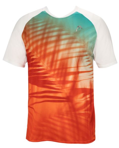 Camiseta para hombre Head Performance MC Melbourne T-Shirt Men - tangerine