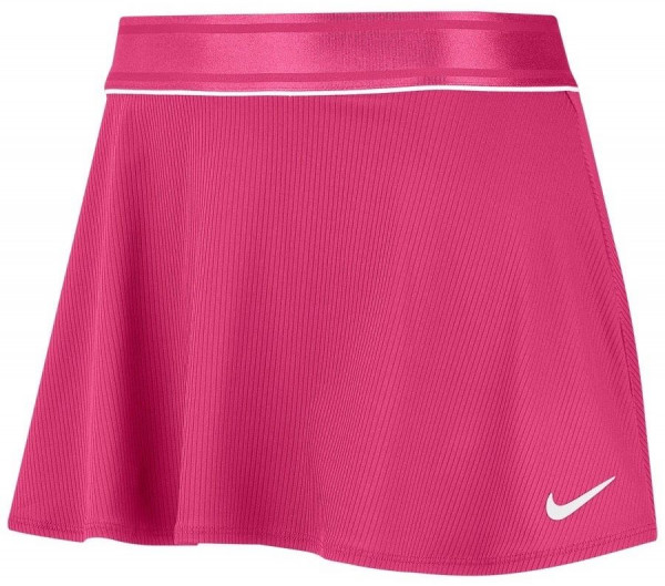  Nike Court Dry Flounce Skirt - vivid pink/white
