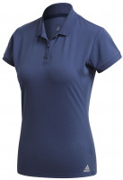 Polo marškinėliai moterims Adidas W Club 3 Stripes Polo - tech indigo/matte silver