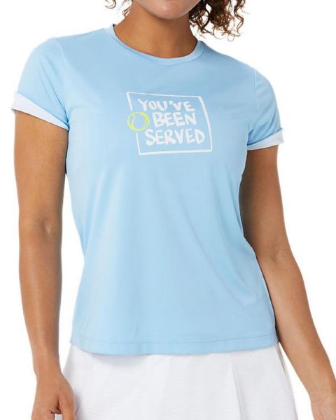 Camiseta de mujer Asics Court Graphic Tee W - arctic sky