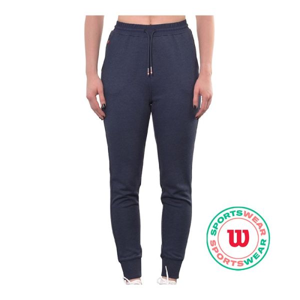 Pantalons de tennis pour femmes Wilson Slim Jogger - Bleu