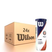 Tenisa bumbiņas kartona kastēs Wilson Roland Garros Event - 24 x 3B