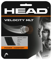 Naciąg tenisowy Head Velocity MLT (12 m) - black