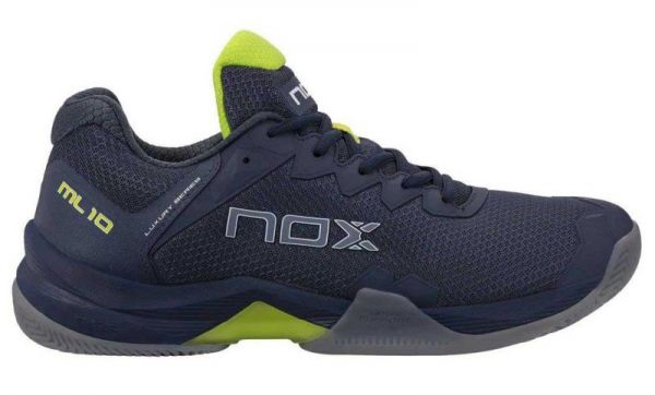 Padel tenisa apavi vīriešiem NOX ML10 Hexa - navy/lima neon