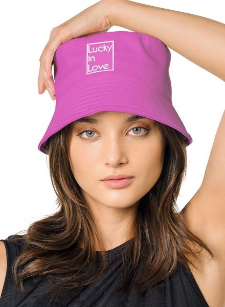 Czapka tenisowa Lucky in Love Core Lucky Bucket Hat - pinkberry