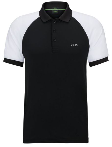 Men's Polo T-shirt BOSS Performance-Stretch Slim-Fit Polo Shirt - black