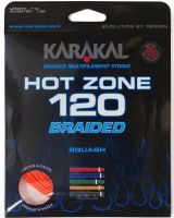 Corde per racchetta da squash Karakal Hot Zone Braided (11 m) - orange
