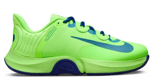 Chaussures de tennis pour femmes Nike Court Air Zoom GP Turbo Osaka - lime blast/noise aqua/indigo force