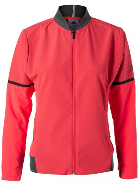 Női tenisz pulóver Adidas Match Code Women Jacket - shock red