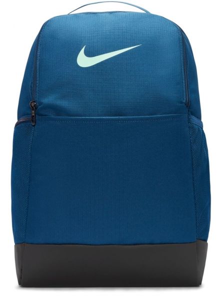 Tennisrucksack Nike Brasilia 9.5 Training Backpack - valerian blue/black/green glow
