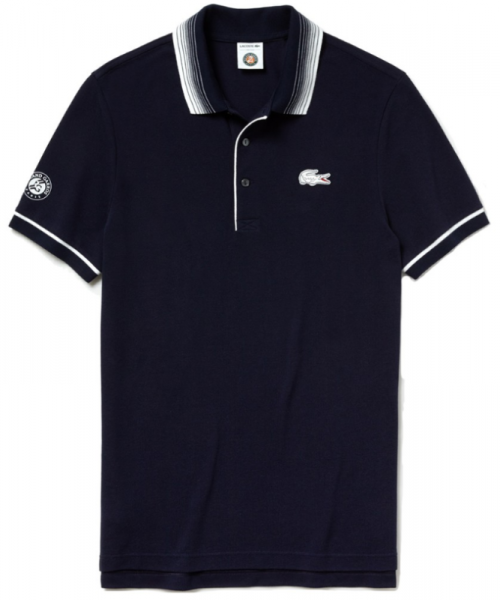  Lacoste Men's Lacoste SPORT French Open Edition Cotton Petit Piqué Polo Shirt - navy