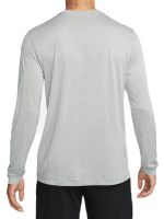 Pánske tričká (dlhý rukáv) Nike Dri-Fit Legend Long Sleeve Fitness Top - tumbled grey/silver/black Pánske tričká (dlhý rukáv) Nike Dri-Fit Legend Long Sleeve Fitness Top - tumbled grey/silver/black