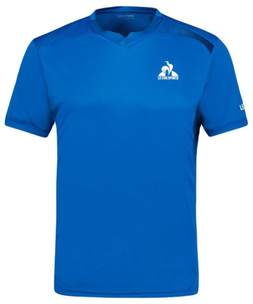 Teniso marškinėliai vyrams Le Coq Sportif Training T-Shirt Short Sleeve 24 - Mėlyna