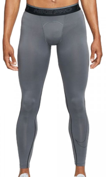 Męskie spodnie tenisowe Nike Pro Dri-Fit Tights - iron grey/black/black