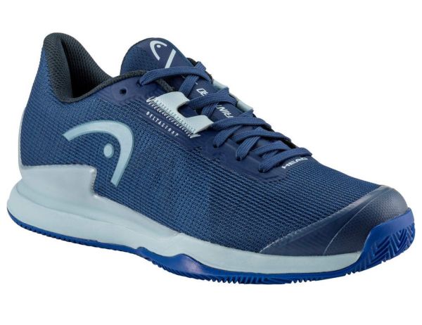 Damskie buty tenisowe Head Sprint Pro 3.5 Clay - dark blue/light blue