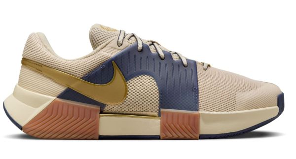 Męskie buty tenisowe Nike Zoom GP Challenge 1 Premium - Beżowy, Niebieski, Złoty