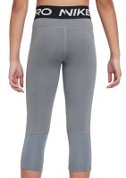 Dječje trenirke Nike Pro Capri G - carbon heather/white Dječje trenirke Nike Pro Capri G - carbon heather/white