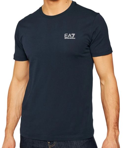 T-shirt pour hommes EA7 Man Jersey T-Shirt - night blue