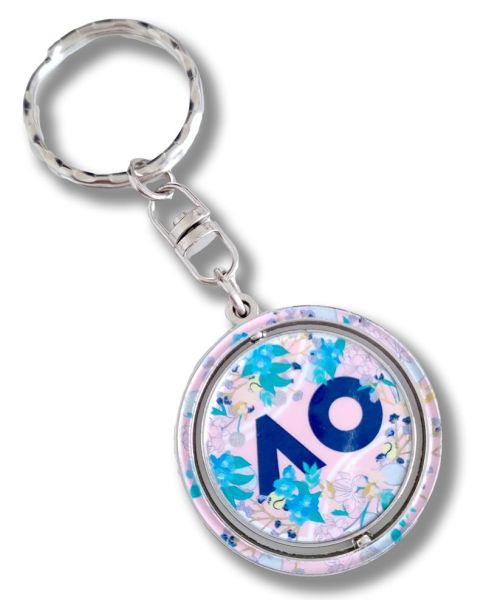 Key ring Australian Open Keyring Flower Logo - multicolor