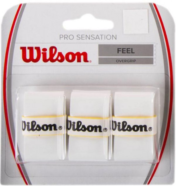 Viršutinės koto apvijos Wilson Pro Sensation (3 vnt.) - white