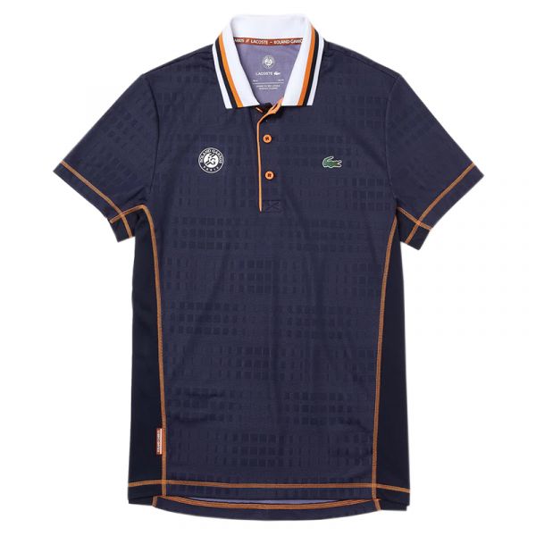  Lacoste Roland Garros Men's Polo Shirt - navy blue