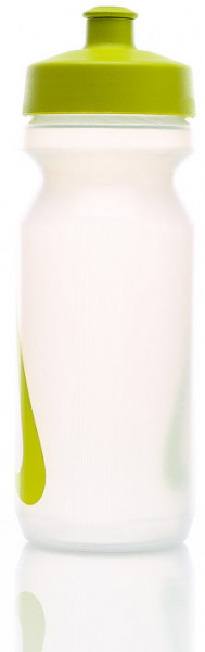 Bočica za vodu Bidon Nike Big Mouth Water Bottle 0,65L - clear/atomic green