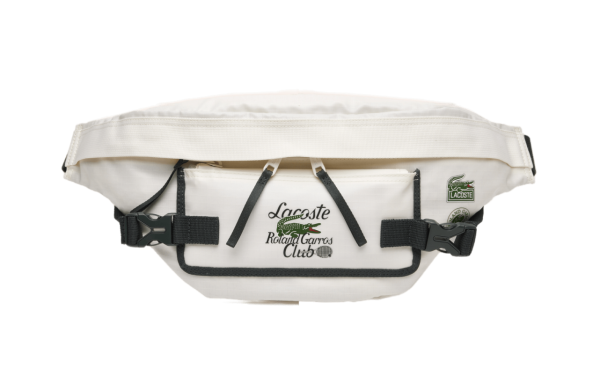  Lacoste Roland Garros Edition Contrast Print Belt Bag - Zeleni