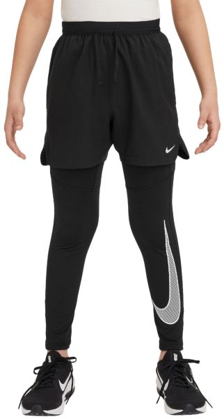 Fiú nadrág Nike Kids Pro Warm Dri-Fit Training - Fekete