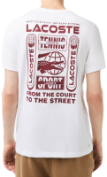 Мъжка тениска LacosteTennis x Daniil Medvedev Regular Fit T-Shirt - white Мъжка тениска LacosteTennis x Daniil Medvedev Regular Fit T-Shirt - white