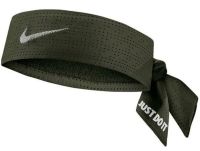 Bandáž Nike Dri-Fit Head Tie Terry - rough green/sail