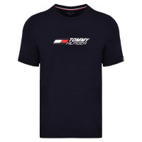 Tricouri bărbați Tommy Hilfiger Essentials Big Logo SS Tee - desert sky