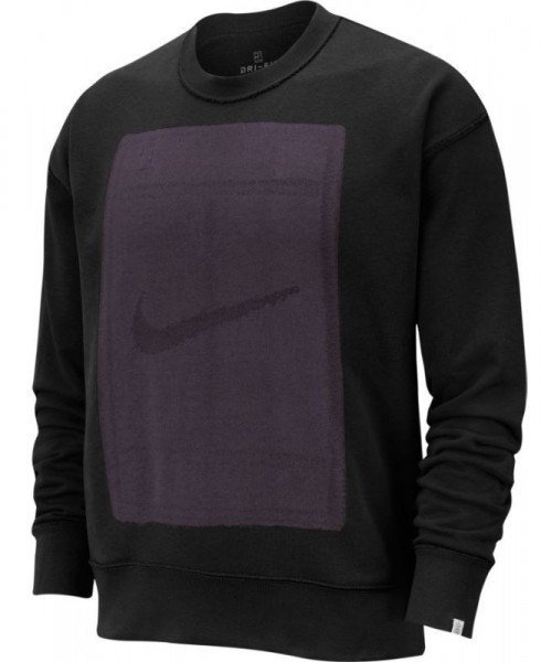  Nike Court Crew Fleece Reverse LS - black/off noir