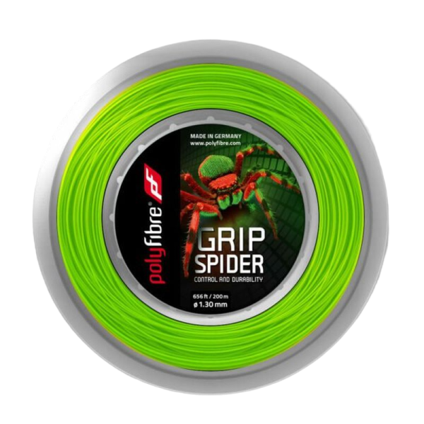 Tennis-Saiten Polyfibre Grip Spider (200 m) - green