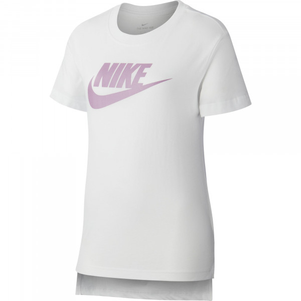  Nike G NSW Tee DPTL Basic Futura - white/magic flamingo